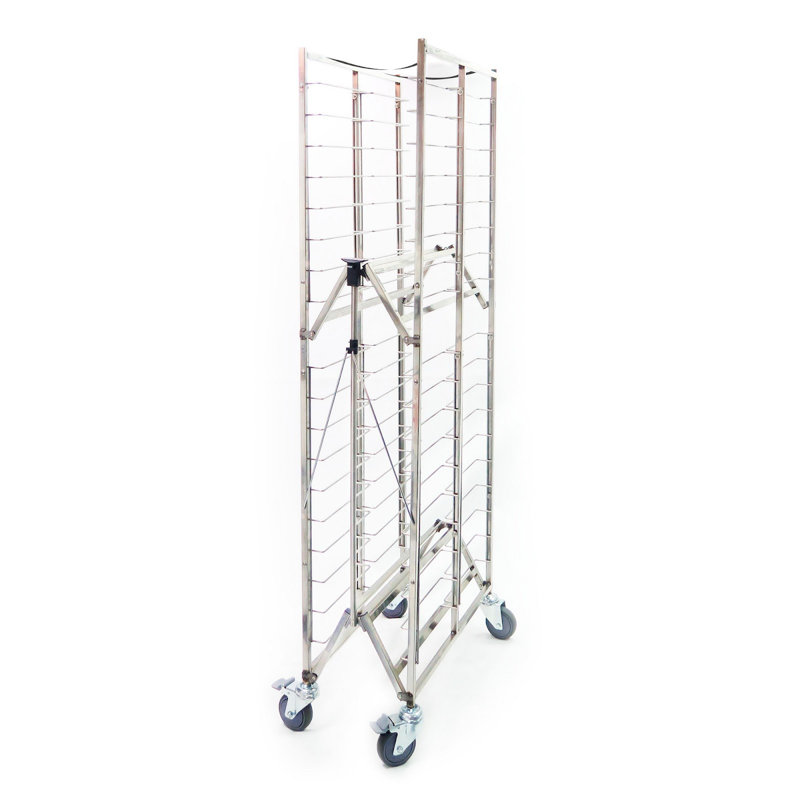 Support à casseroles pliant de qualité supérieure, support pliable en acier inoxydable, support utilitaire, 20 plaques de cuisson