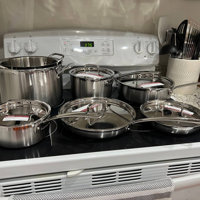 Cuisinart MCP-7NP1 Multiclad Pro Triple Ply 7-Piece Cookware Set