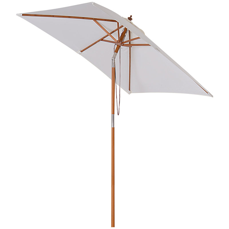 Brittanee 200cm X 150cm Rectangular Tilt Market Parasol, White