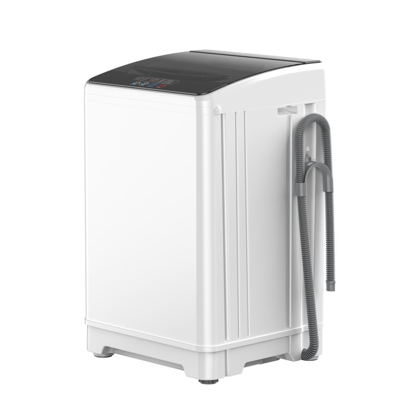 2.4 Cu.ft/18lbs Portable Compact Washing Machine With Drain Pump Grey