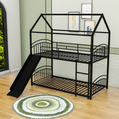 Bensenville Kids Twin Over Twin Bunk Bed