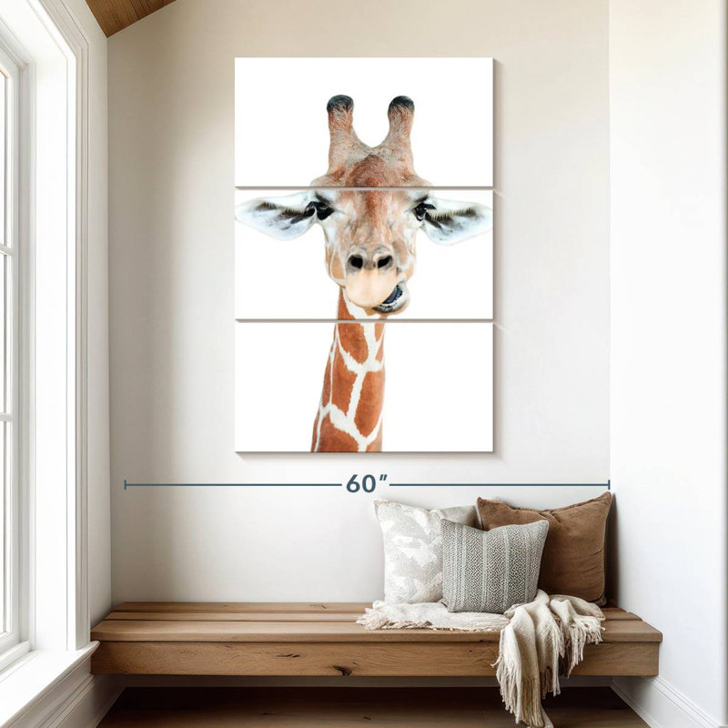 Brampt Cheeky Happy Giraffe, 57" H x 36" W