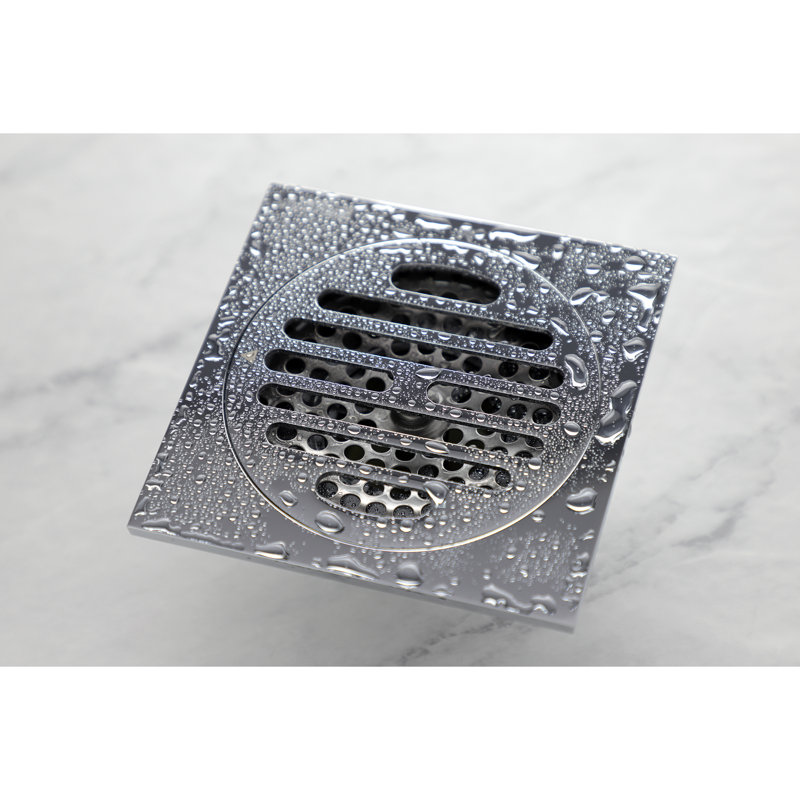 Drain de douche Watercours Symmetric Grid, Chrome poli