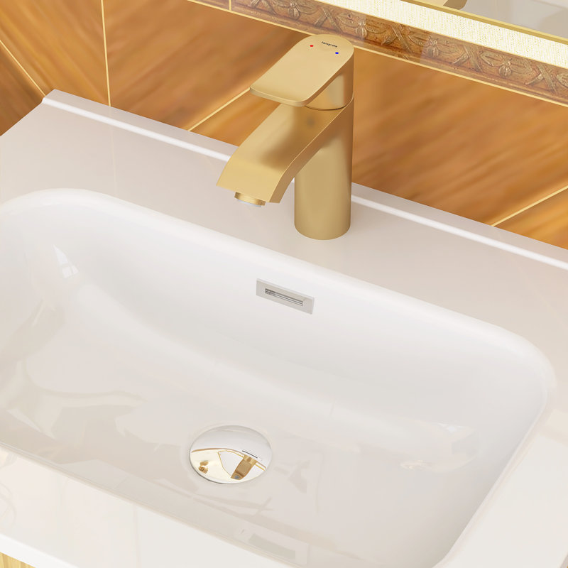 Meuble-lavabo mural 24 po avec comptoir en céramique