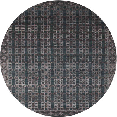 Tapis de zone noire contemporaine
