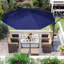 Piqua 300cm Lighted Market Parasol-240736458