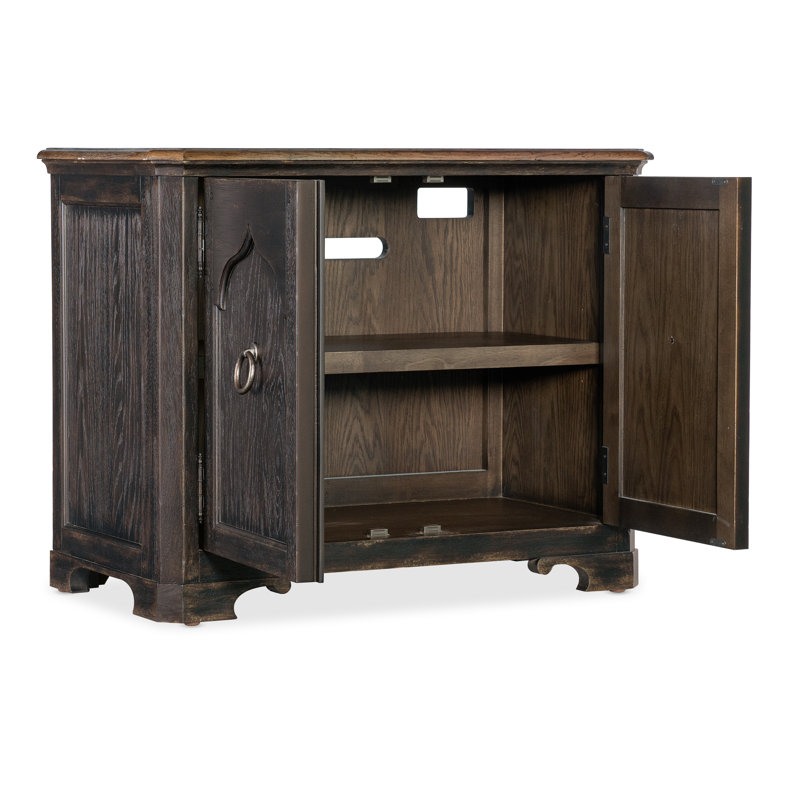 Americana Two-Door Nightstand, Black