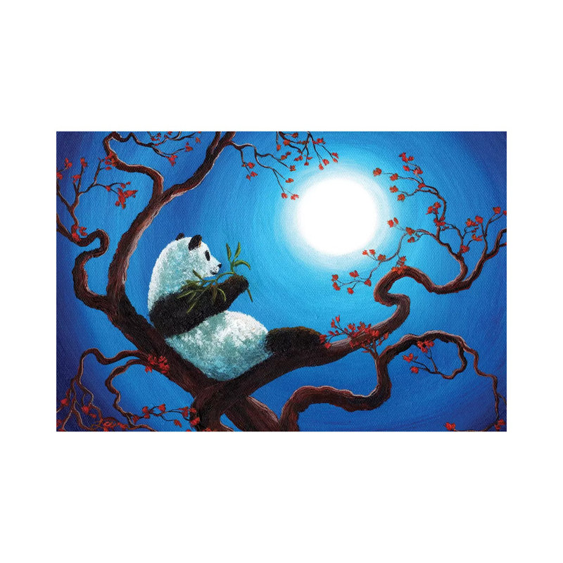 Moonlit Snack by Laura Iverson - Wrapped Canvas Print, 30.48 cm H x 45.72 cm W