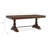 Extendable Trestle Dining Table With 6 Upholstered Side Chairs And Buffet-663911461