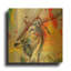 «Arty Beast 1» par Karen Smith, art mural en métal doré, 24 po x 24 po-133337015
