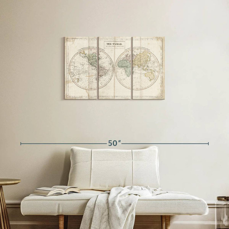 Aliaz Old World Eastern Western Linen I, H 20 po x l 33 po