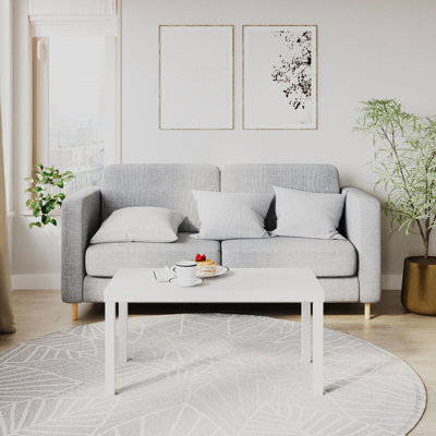Rosmely Solid Wood Four Leg Coffee Table