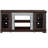 58" Modern TV Stand with 2-Door Storage, Faux Stone Media Console Cabinet, Cherry Large Entertainment Center-511807976-511807981