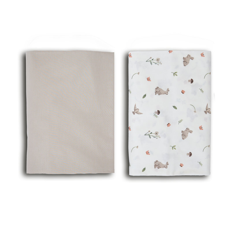 Cotton - Piece Cot Bed Fitted Sheet