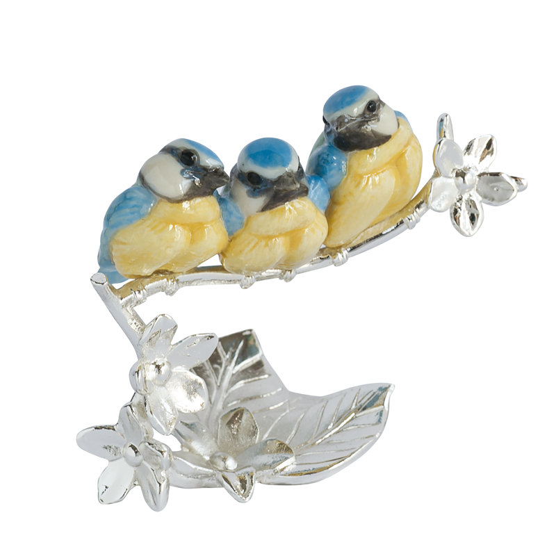 Blue Tit Chicks Kuhnhenn Figurine