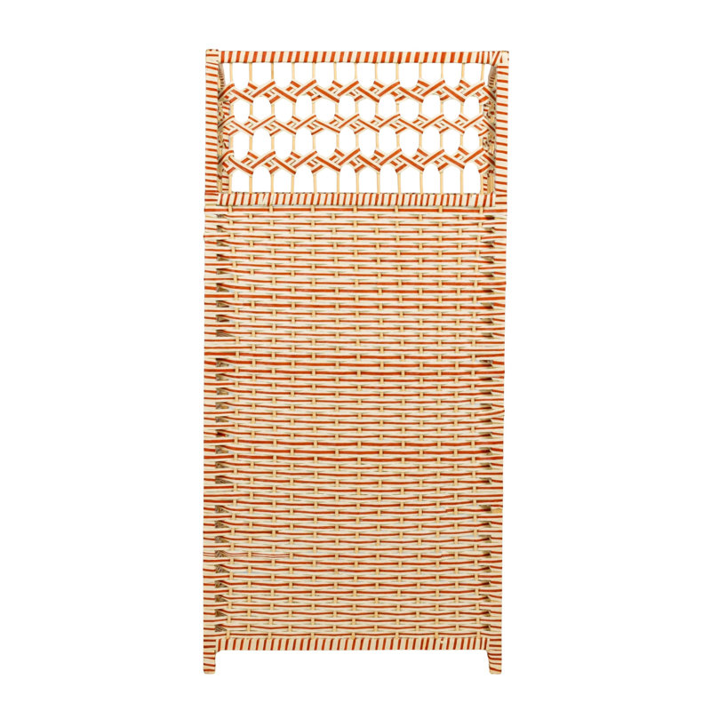 Tablette décorative tissée à 4 niveaux avec corde de papier et structure solide, Naturel