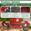 Ensemble de meubles de patio 6 pièces en osier avec coussin rouge 6 pièces-1620798896