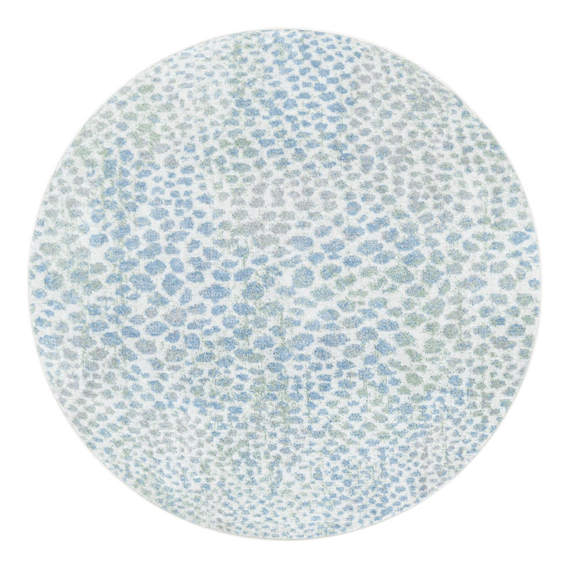 Azion Animal Print Indoor Rug, Round 3'3"