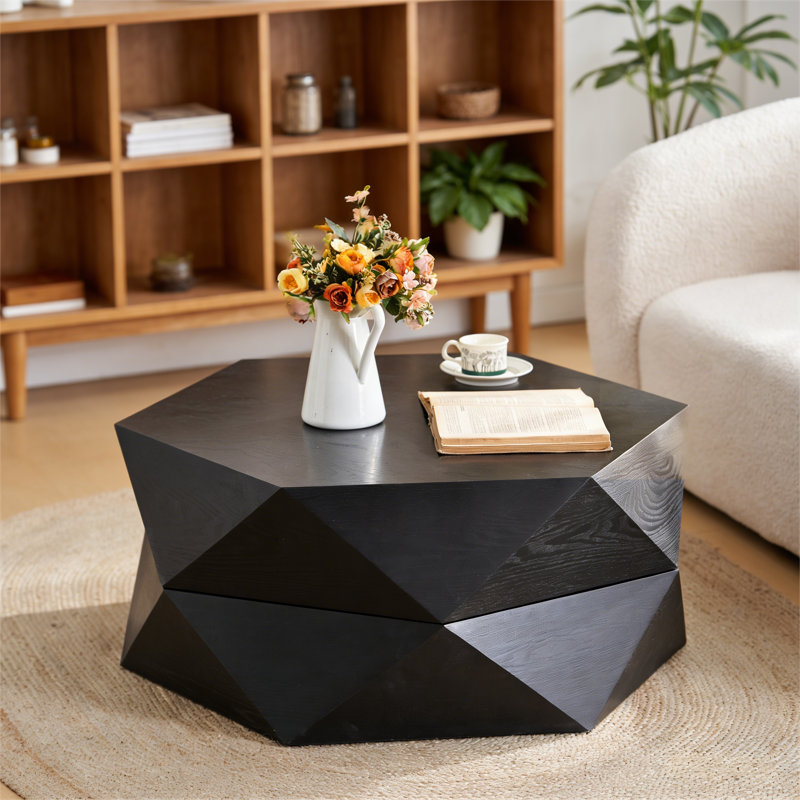 Table basse 36,61 po, Noir
