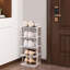 5 Pair Stackable Shoe Rack
