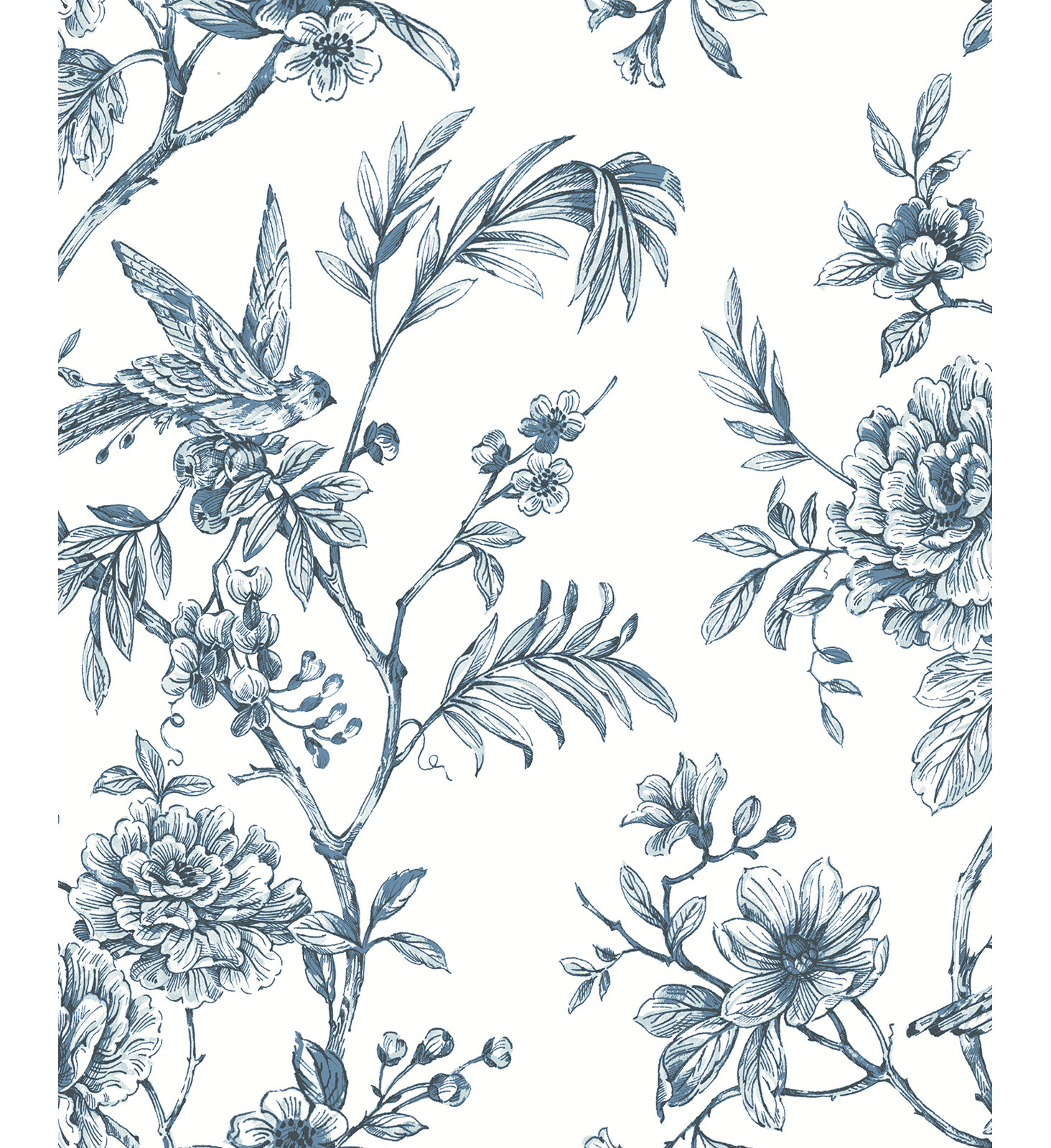 Melvin Wallpaper Roll, Blue