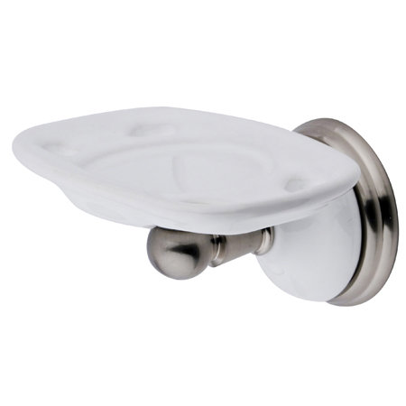 Porte-brosse à cheveux & hot springs Victorian, Nickel satiné