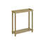 Tables de bout étroites avec tablette, ensemble de 2-129770565