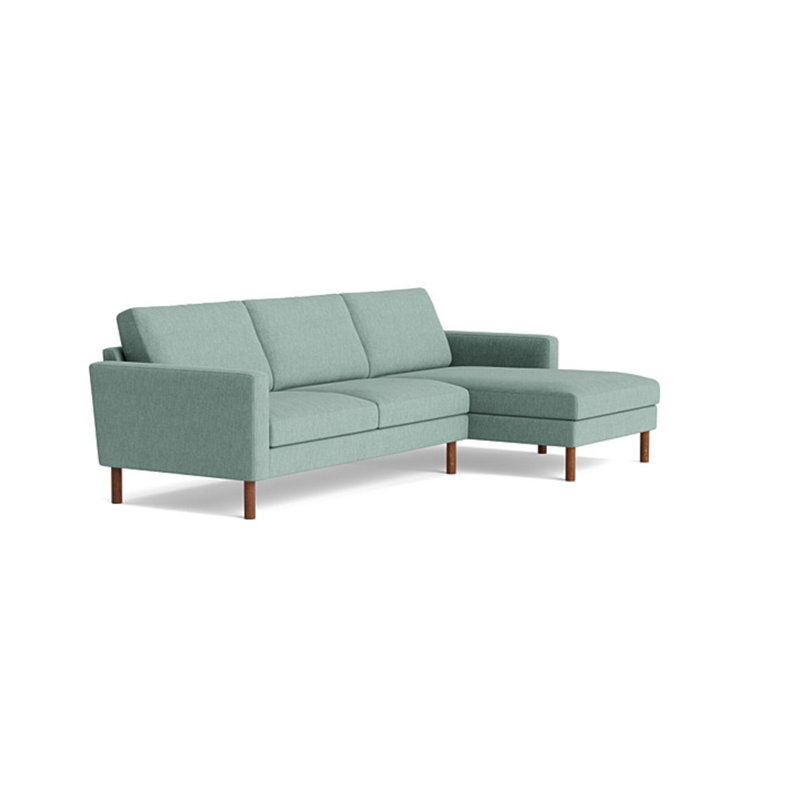 Laguna Sectional, Performance Weave - Onyx, Right Hand Facing