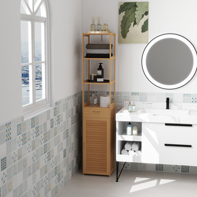 Zorabelle Bamboo Bathroom Cabinet