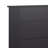 Xochitl King Headboard, Flat Wood Panel Headboard, 2.25" D x 81" W x 48" H, Black-687996754-687996766