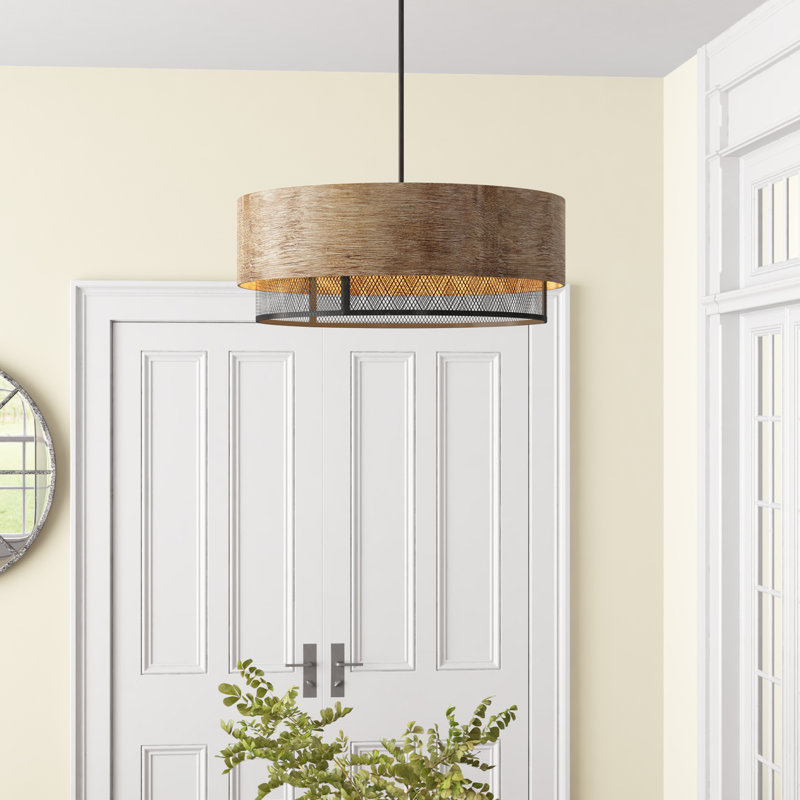 East Clevedon 5-Light Dimmable Steel Drum Chandelier