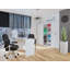 Jahmeek 180cm H x 74cm W Bookcase-780723879