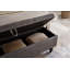 Banc de lit 59 po avec tissu de rangement gris-314309822