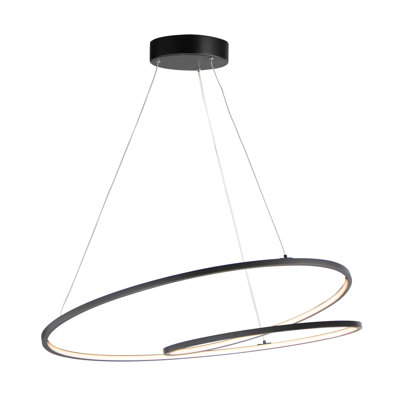 Crites 1 - Light LED Unique/Statement Pendant