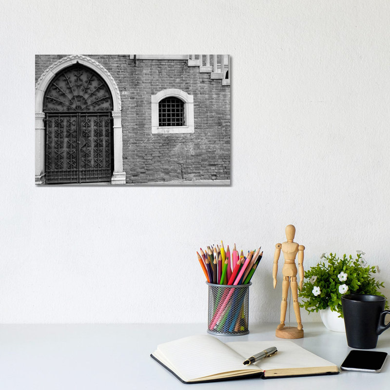 Venice Facade II by Laura DeNardo - Wrapped Canvas Print, 20.32 cm H x 30.48 cm W
