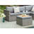 Esmerelda Rattan Wicker 6 - Person Seating Group with Cushions