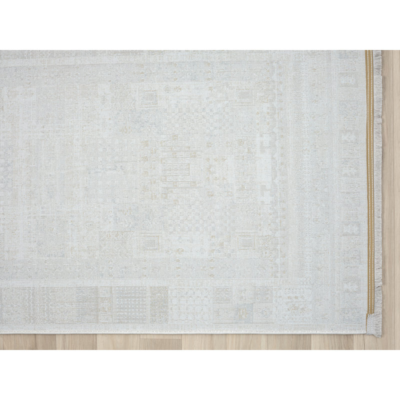 Zahra in Kashkuly design, cream Rug, Rectangular 80 x 150cm
