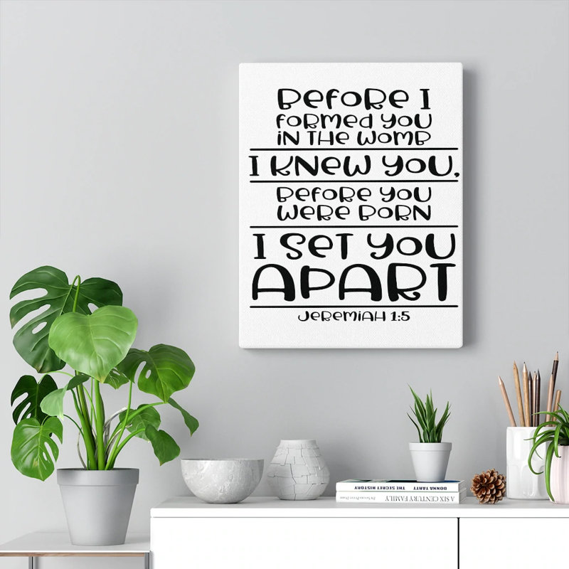 Set You Apart - Wrapped Canvas Print, 61cm H x 46cm W