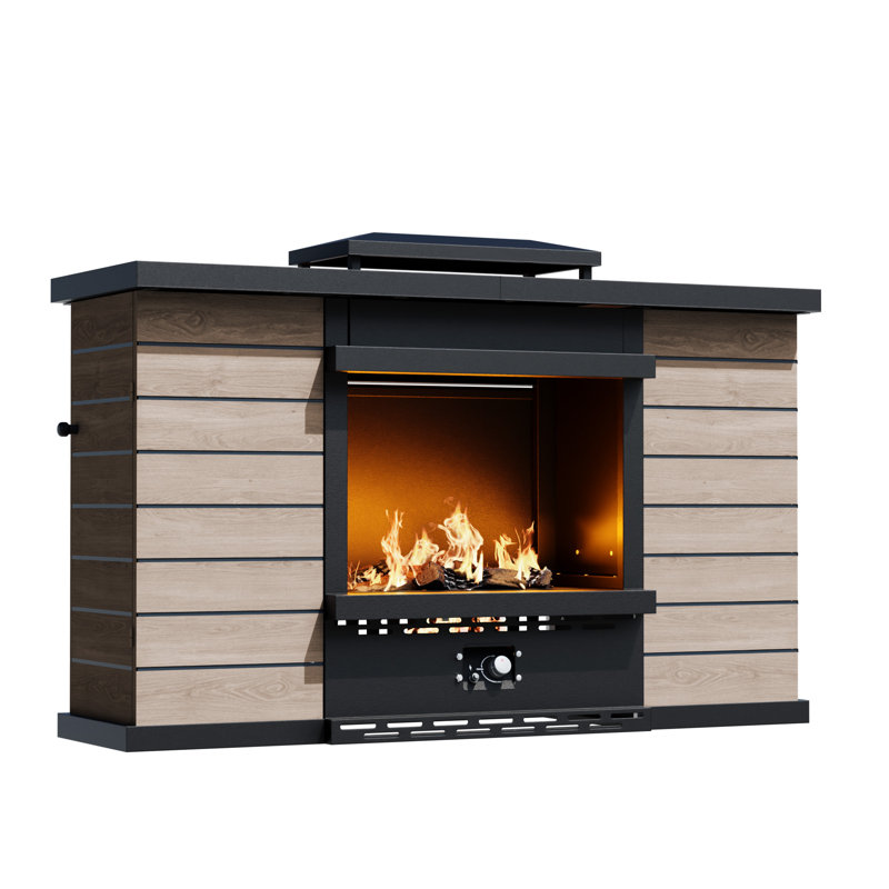Foyer d'extérieur au gaz propane 50000 BTU avec housse de protection
