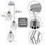 Glowacki 3 - Light Chrome Cluster Pendant-1637111972