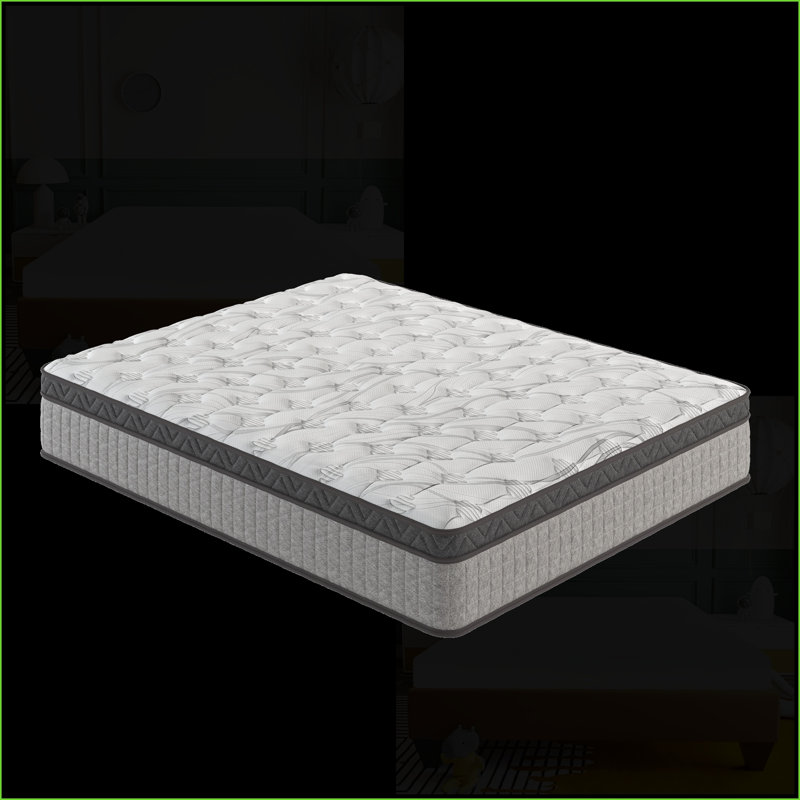 Mattresses, King Size Hybrid Cooling Gel Memory Foam Innerspring Mattress, Pressure Relief, Motion Isolation, CertiPUR-US/Oeko-TEX, Assembled in USA | Slate Gray | Foam+Spring