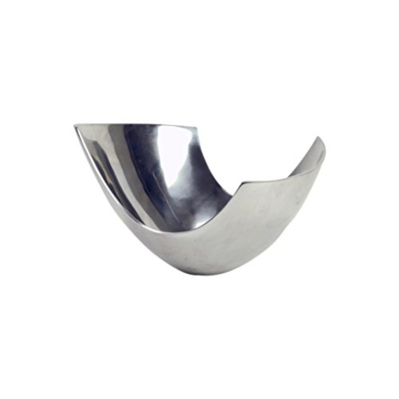 Bol abstrait Pala LG, 6" H x 10.25" W x 7.5" D/4" H x 8.25" W x 6" D
