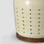 Ralph Lauren Halifax 28" Cordless Pierced Ceramic Table Lamp in Coconut with Linen Shade