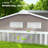 Garden Storage Shed Outdoor Storage Shed Metal Garden Tool Storage Shed with Sloped Roof-129387156-129387157