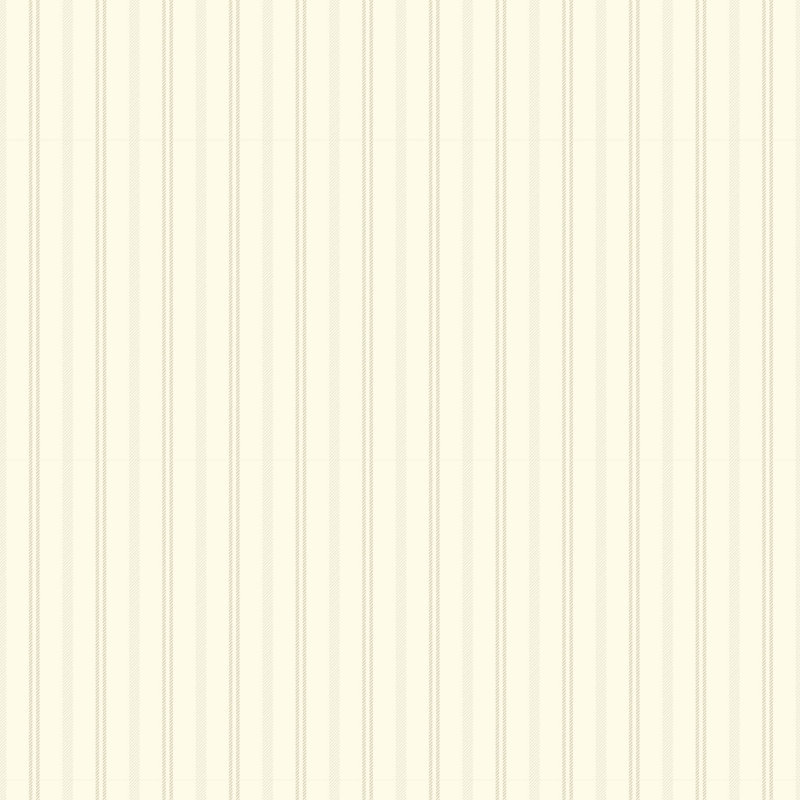 Tailored Stripe - Raw Cotton Wallpaper, Self-Adhesive, Vinyl, Raw Cotton