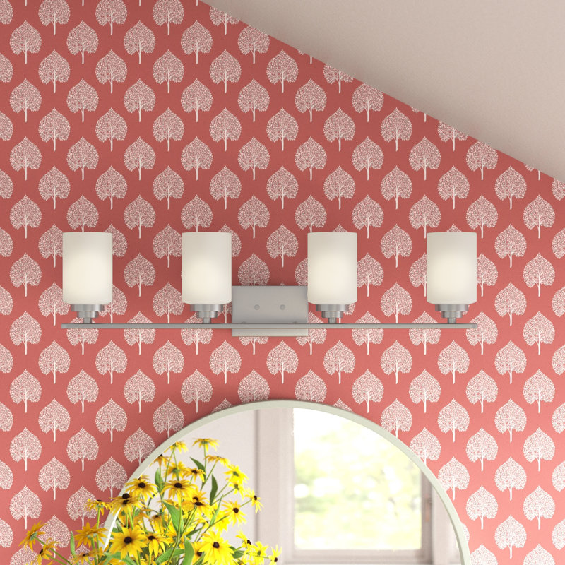Hester 4 - Light Dimmable Vanity Light, Satin Nickel