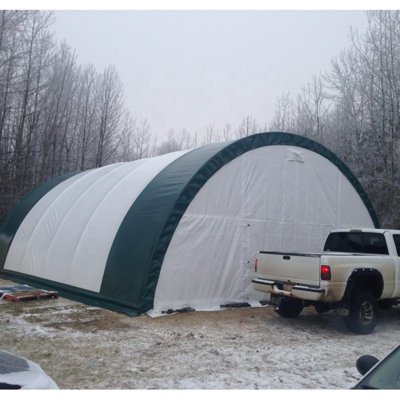 Single Truss Arch Storage Shelter 11Oz PE