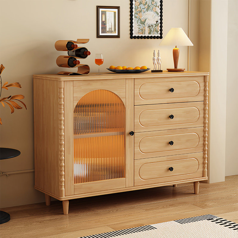 Buffet de rangement de style nordique, Burlywood