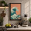 Wave at Dawn Coastal - Wrapped Canvas-1587329780-1587329791