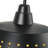 1-Spray painted matte black dimmable wrought iron wall lamp-2021589202